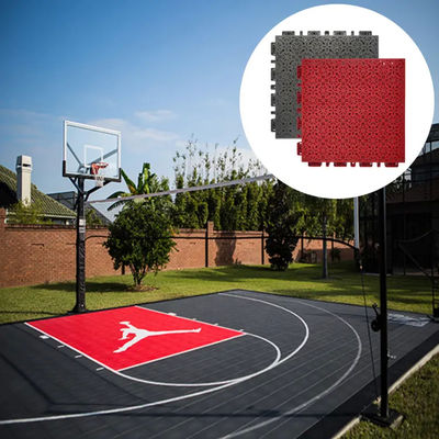 Gepersonaliseerde waterwerende interlocking outdoor badminton basketbal vloer Sport Court tegels