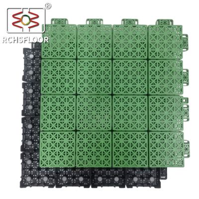 UV-bestendige 1,81 cm dikke sportvloertegels 34x34 cm volleybalvloertegels