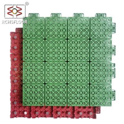 34*34cm PVC interlocking vloertegels glijbestendige pickleball court tegels