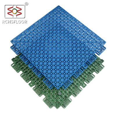 OEM ODM Achtertuin Court Tiles 204.5g Gewicht Interlocking Plastic Floor Tiles