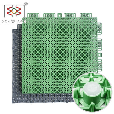 1.27cm Anti-slip achtertuin Court Tiles Polypropyleen Interlocking Tiles
