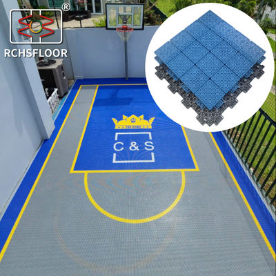 Op maat gemaakte T-RGS modulaire sporttegels PP vergrendelde vloeren