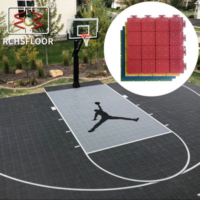 Volleyball Interlocking Floor Tiles 18.1mm Basketbal Court Floor Tiles