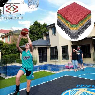18 mm polypropyleen modulaire sporttegels badminton pickleballbaantegels