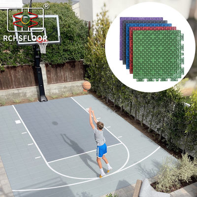 Slip-resistente interlocking achtertuin Court Tiles Indoor Outdoor Sports Tiles