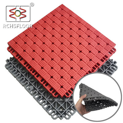 410 g TPE Modulaire Sporttegels Basketbalbaan Plastictegels