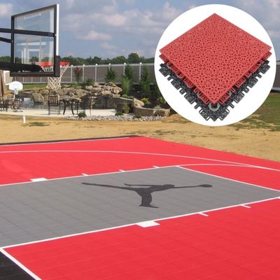 Pp Pvc Outdoor Sport Interlocking Volleyball Badminton Court Basketbal Court tegels