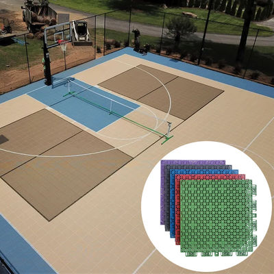 Outdoor Pp Interlocking Badminton Volleyball Sport Court Tegels Draagbaar