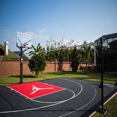 Buitensport multi sport interlocking tegels pvc pp vinyl basketbalbaan vloer