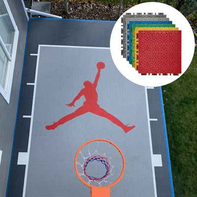 Pp Multi Sport Interlocking Tiles Voor Outdoor Indoor Pickleball Basketball Court
