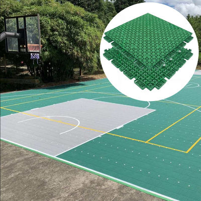 Hangende 100% PP plastic sportbaan Mat Indoor Outdoor Mobile Volleyball Basketball Sportbaan vloermat