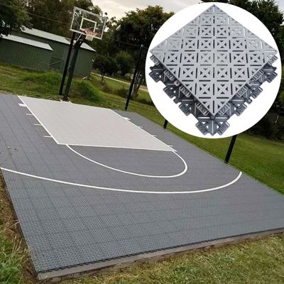 PP-interlockende sporttegels voor basketbalveld en meervoudig gebruik